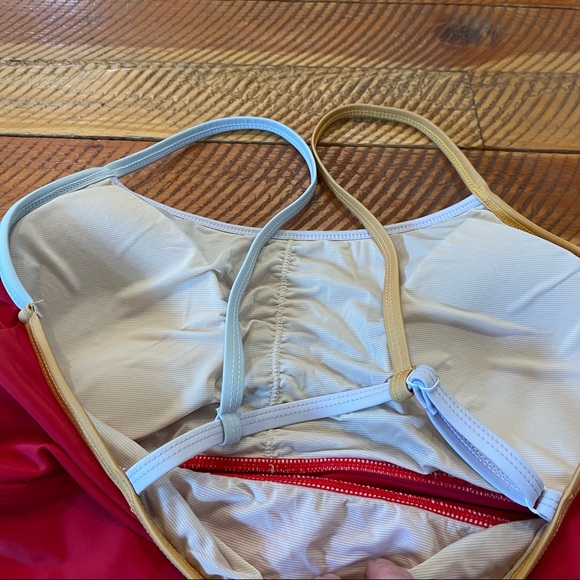 Women’s Nani Amara Shaka Bralette Red Size Large - Picture 5 of 7